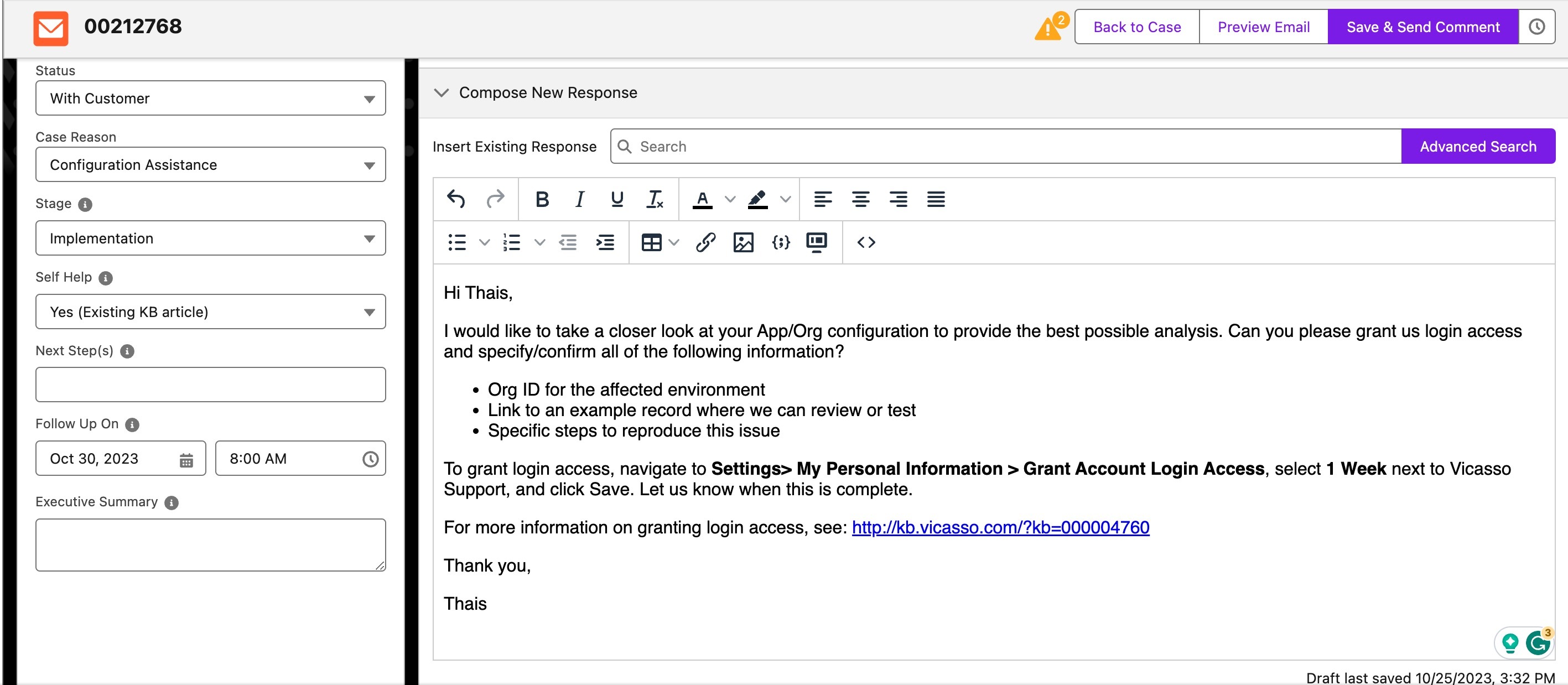 How to use Canned Responses in Salesforce Blog